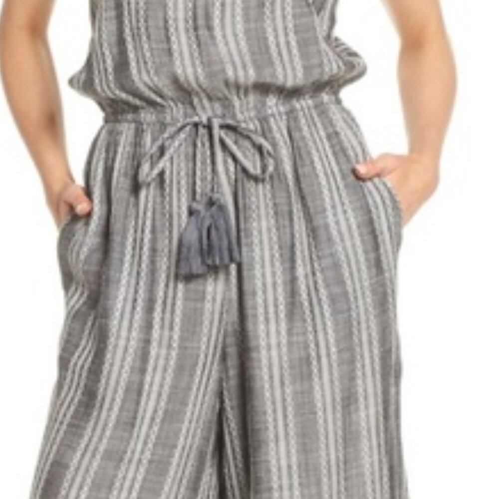 ELAN INTERNATIONAL STRAPLESS SIZE SMALL 100%Rayon Wide Leg - Picture 2 of 5